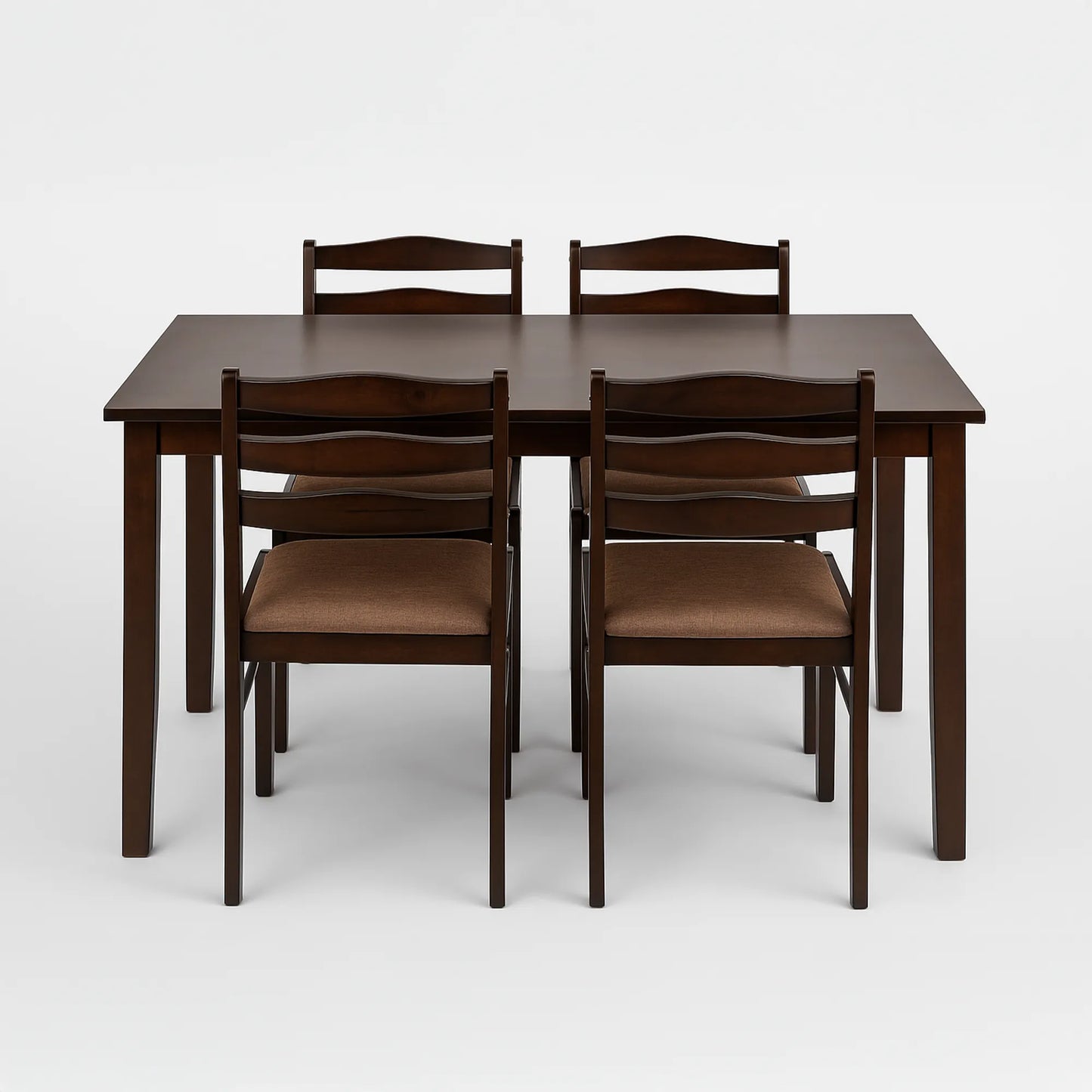 Wooden Dining Table with 4 Matching Chairs – Premium Finish & Durability