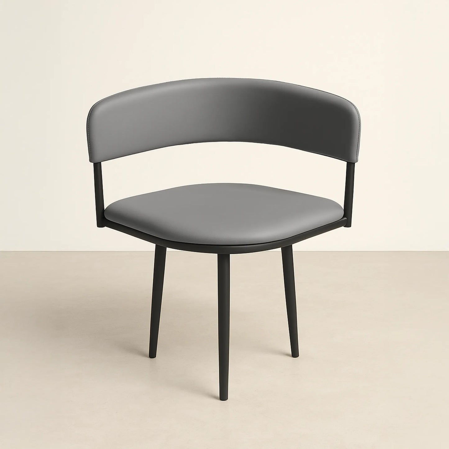 Modern Marble Dining Table Set with 4 Cushioned Chairs – Compact & Stylish