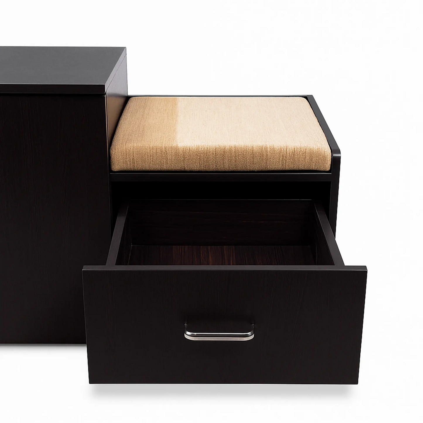 Entryway Bench with Cabinet and Drawer