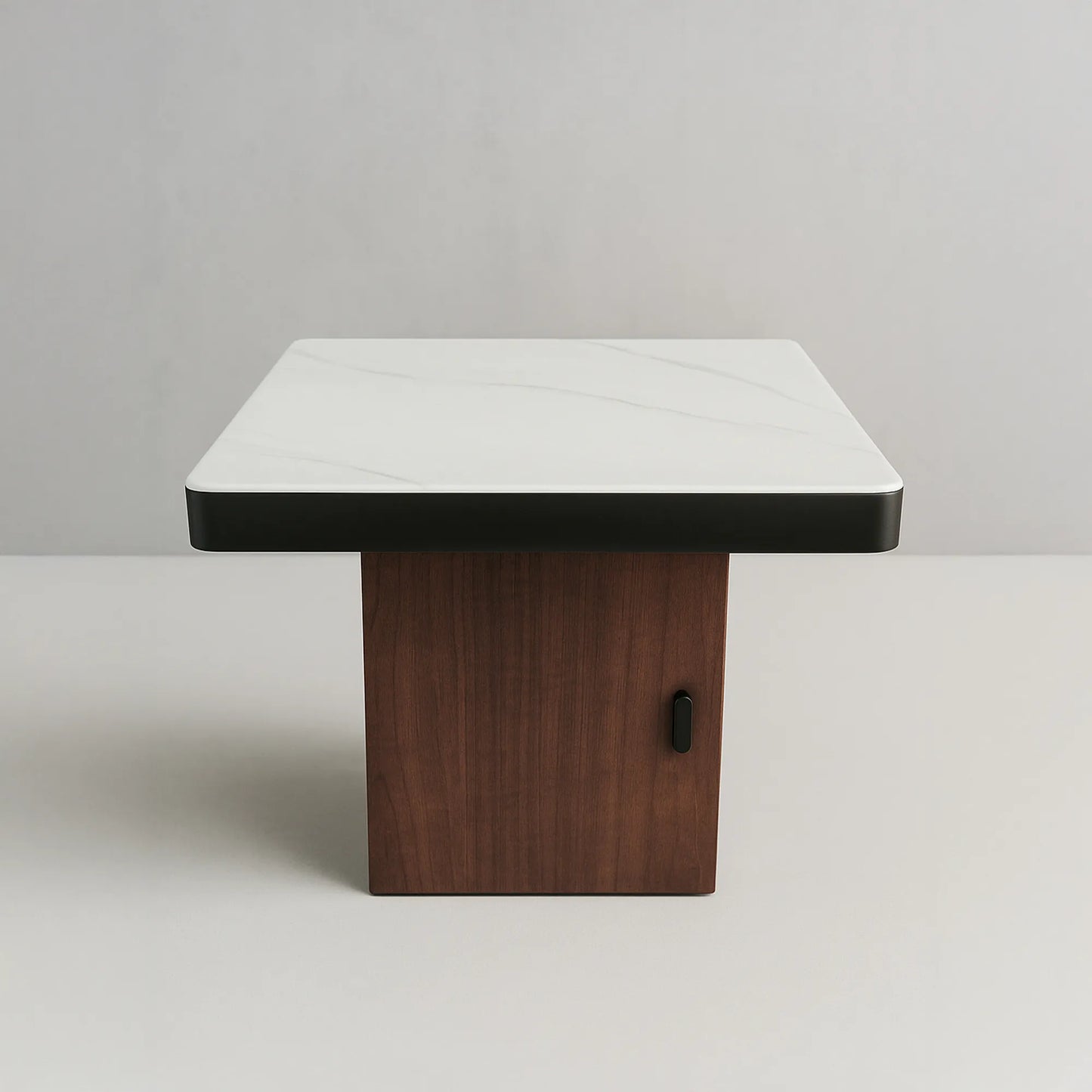 Marble-Top Square Coffee/Centre Table with Hidden Storage Cabinet | MDF Board | Modern Living Room | Free Shipping Kolkata | 5-Year Service Warranty
