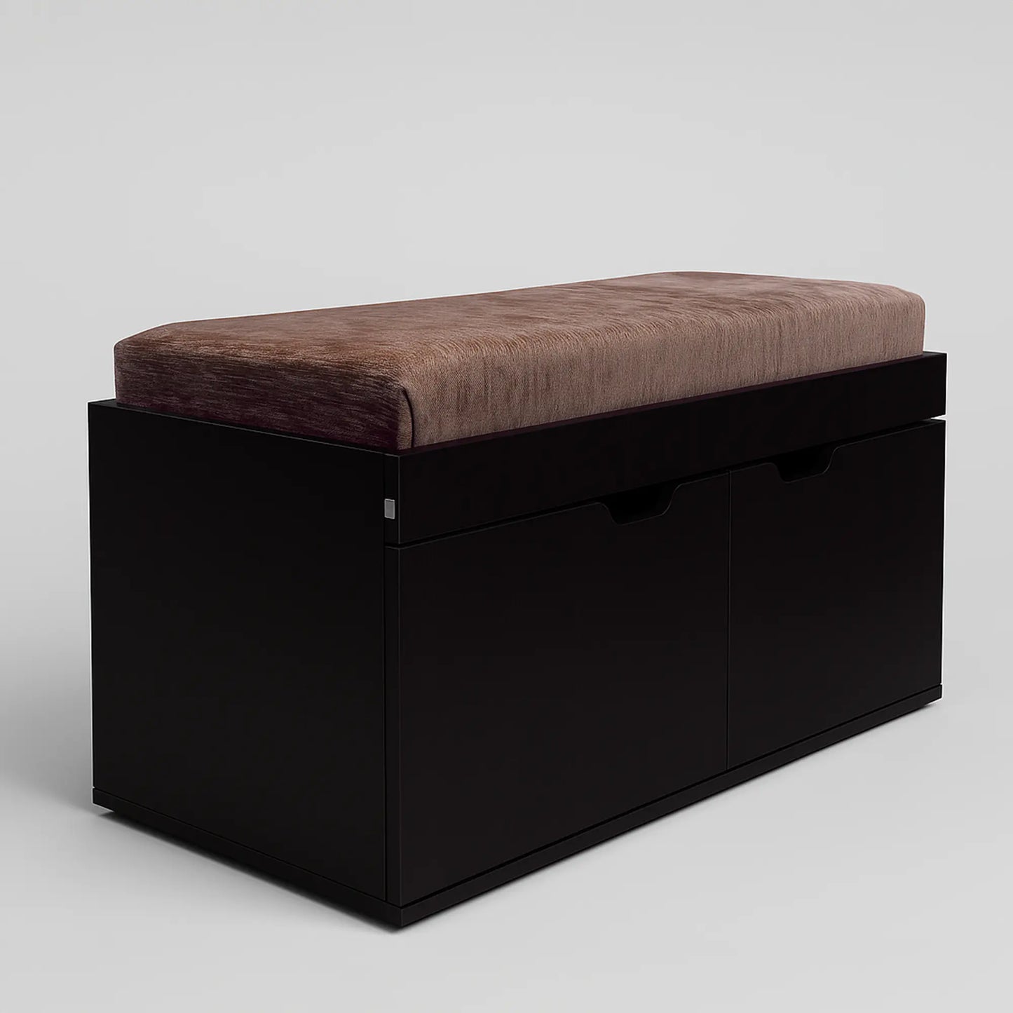 Modern Entryway Storage Bench with Cushion