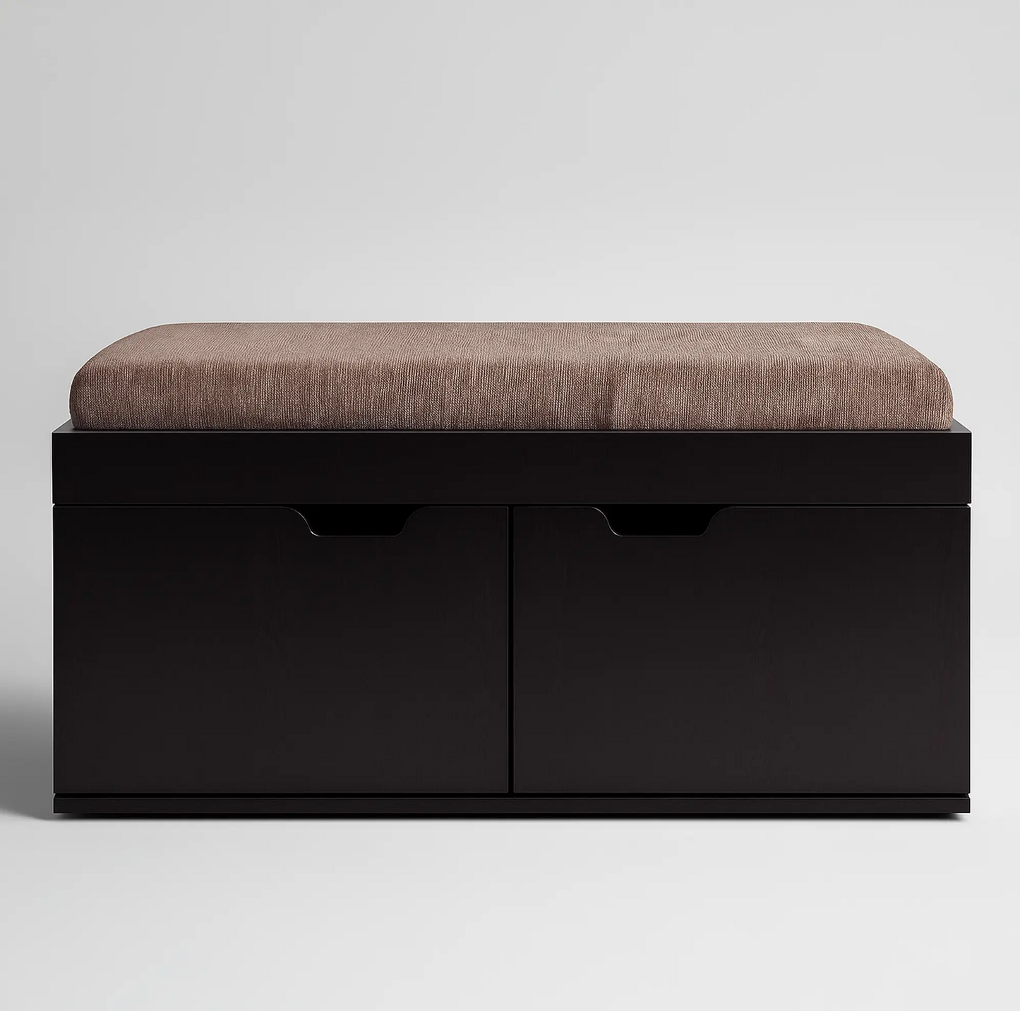 Modern Entryway Storage Bench with Cushion