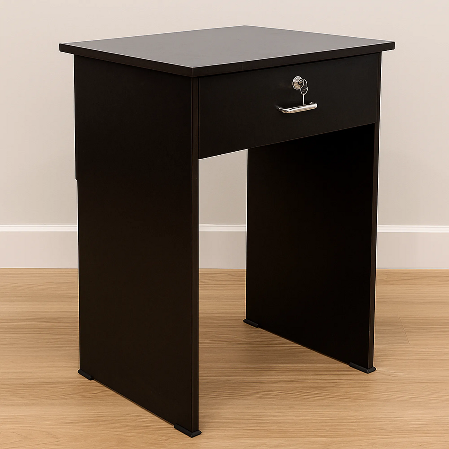 Ngot office & Side Table with Lockable Drawer