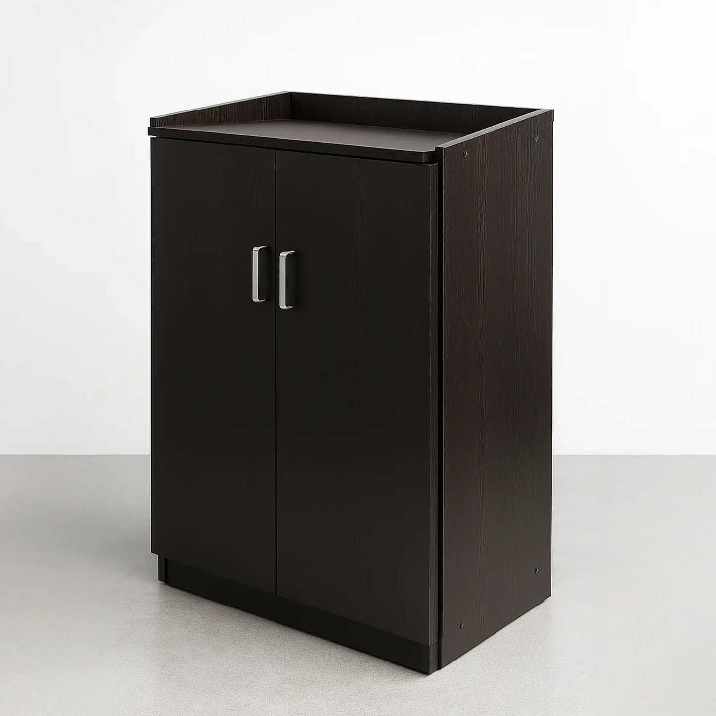 Alpine Shoe Rack Cabinet – Sleek Black Organizer