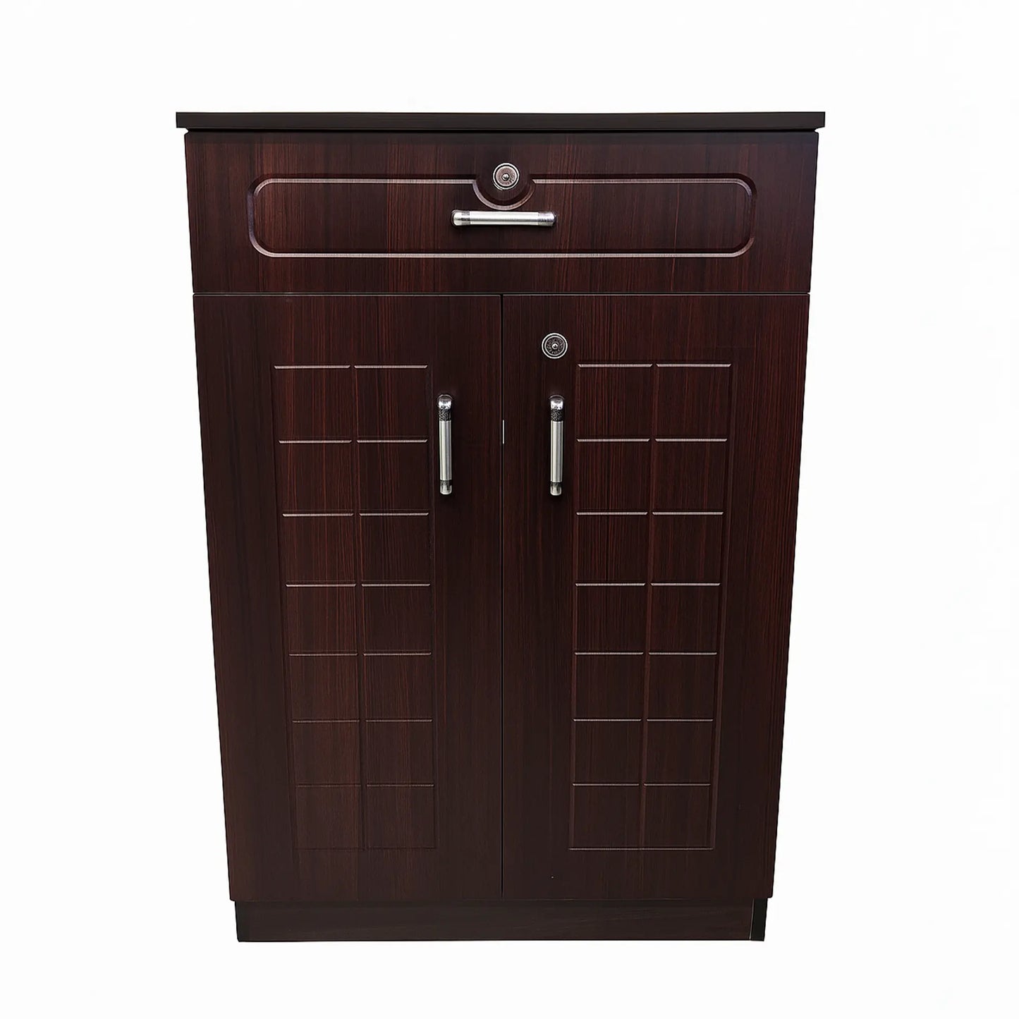 Ivory MPC Two-Door Shoe Rack Cabinet