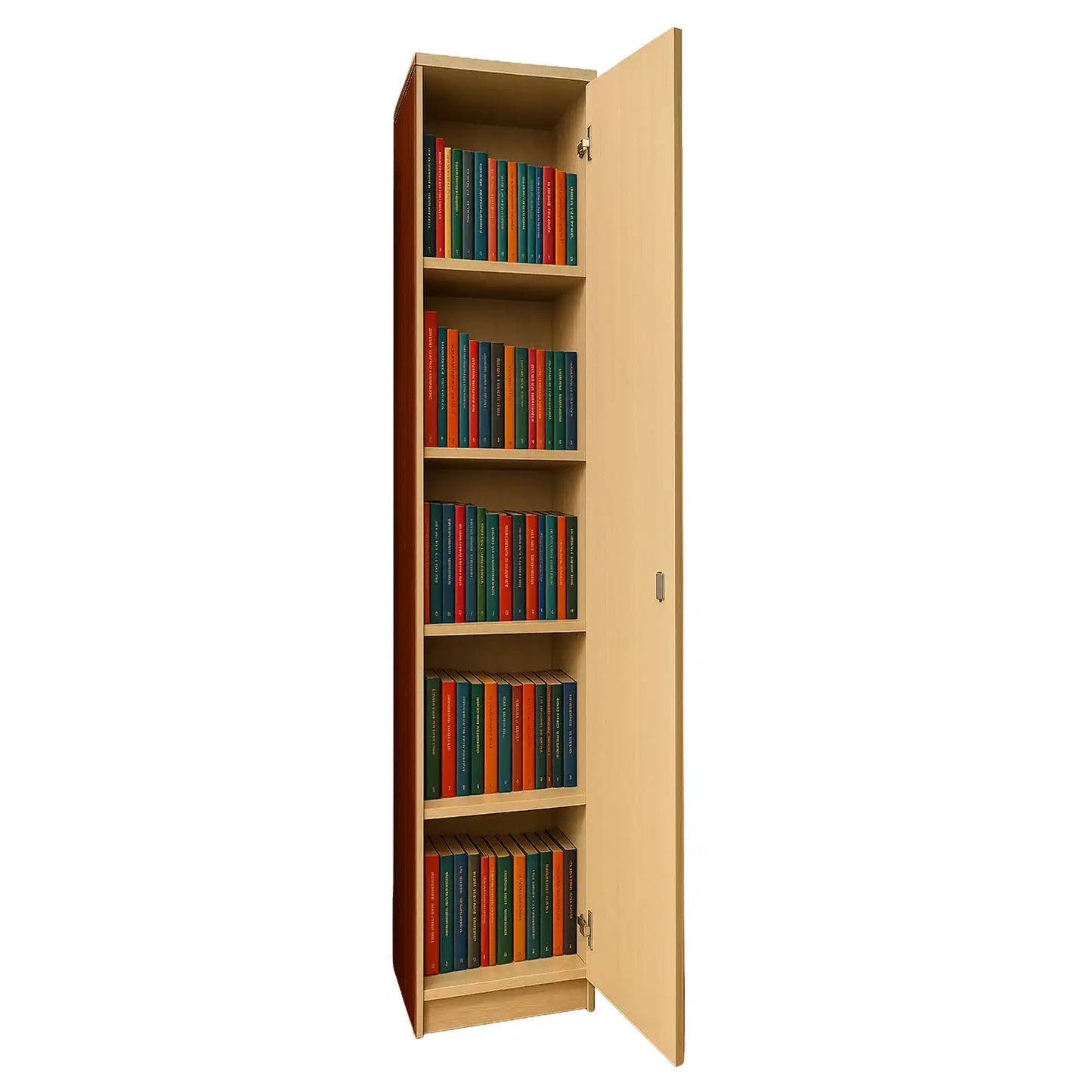 Toko Single Door Bookshelf With Storage Cabinet