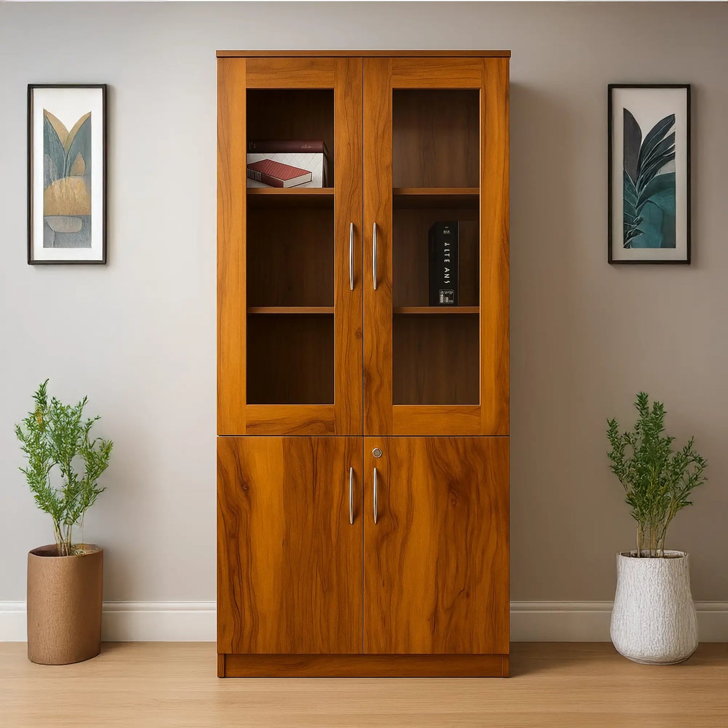 Woodland Two-Door MDF Bookshelf