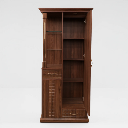 Chinar Dressing Table with Full Mirror & Multi-Storage