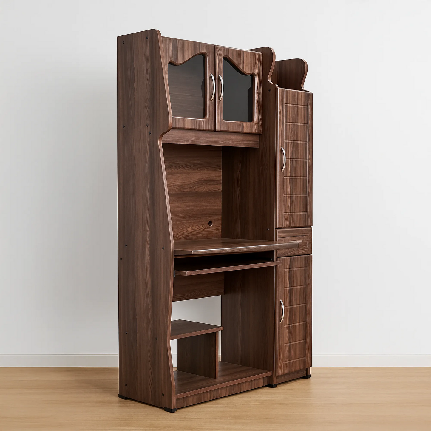 Orion Multifunctional Computer Desk with Hutch & Storage