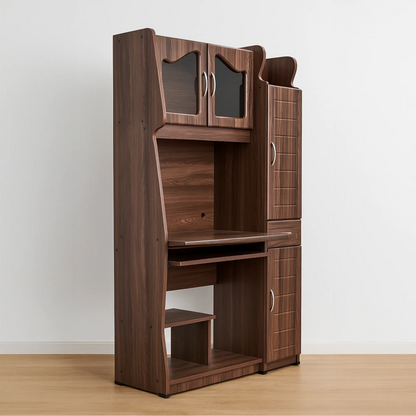 Orion Multifunctional Computer Desk with Hutch & Storage