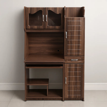 Orion Multifunctional Computer Desk with Hutch & Storage